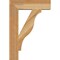 Ekena Millwork Funston Block Rough Sawn Bracket, Western Red Cedar, 4"W x 18"D x 26"H BKT04X18X26FST05RWR - alternate 2